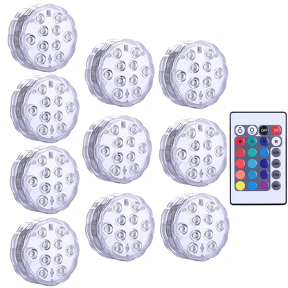 Pastilha Led com Ventosa para Aquários e Piscinas - IP68