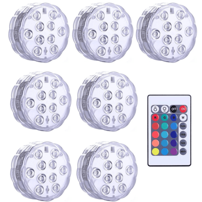 Pastilha Led com Ventosa para Aquários e Piscinas - IP68